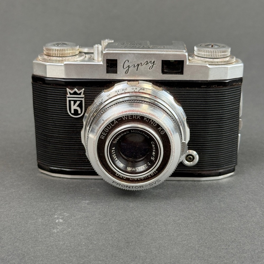 Regula King KG Gipsy 35mm Camera Steinheil Munchen 45mm Lens Vintage Good